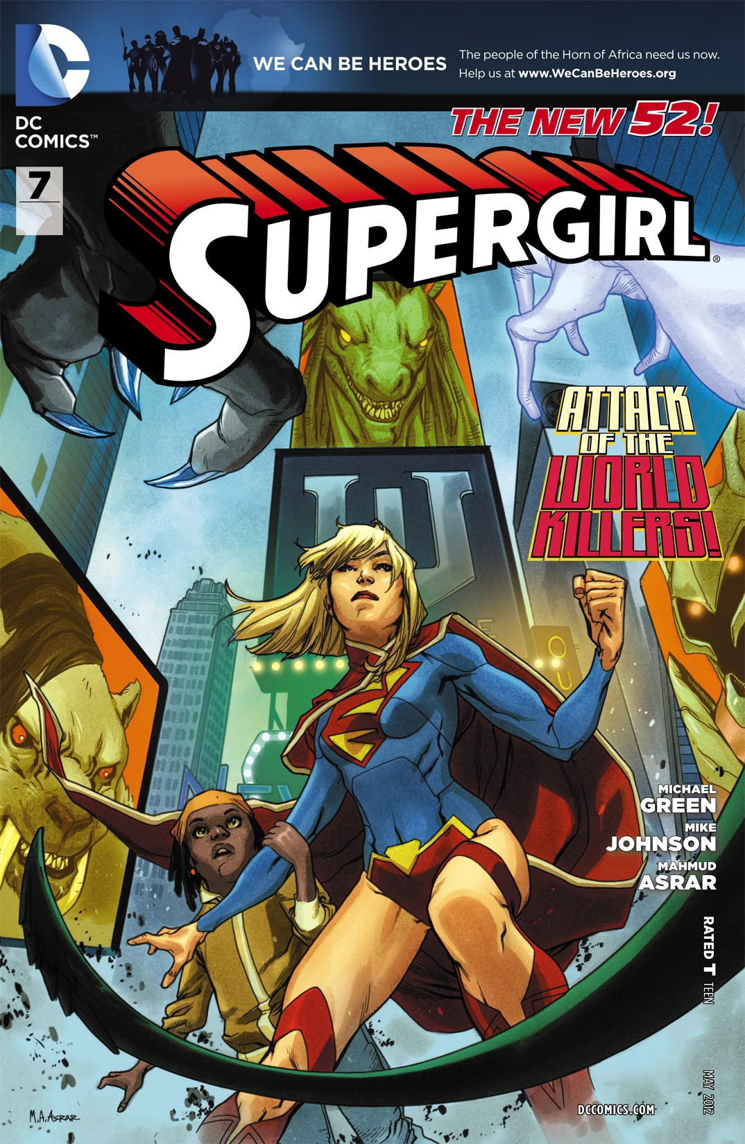 Supergirl #7 (DC, 2012 — Cover A) cover